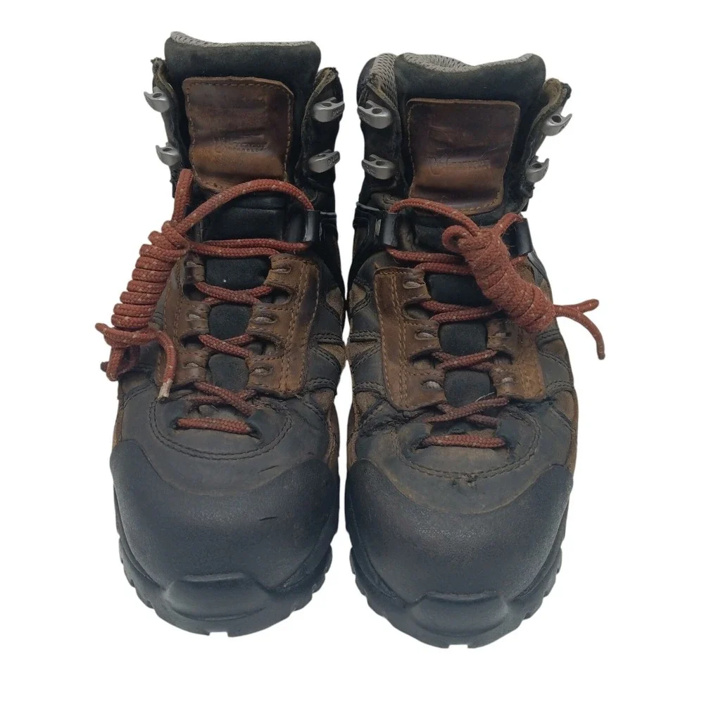 TIMBERLAND Hyperion #90646 Work‎ Boots 7W Alloy Toe Vibram Sole PRE-OWNED
